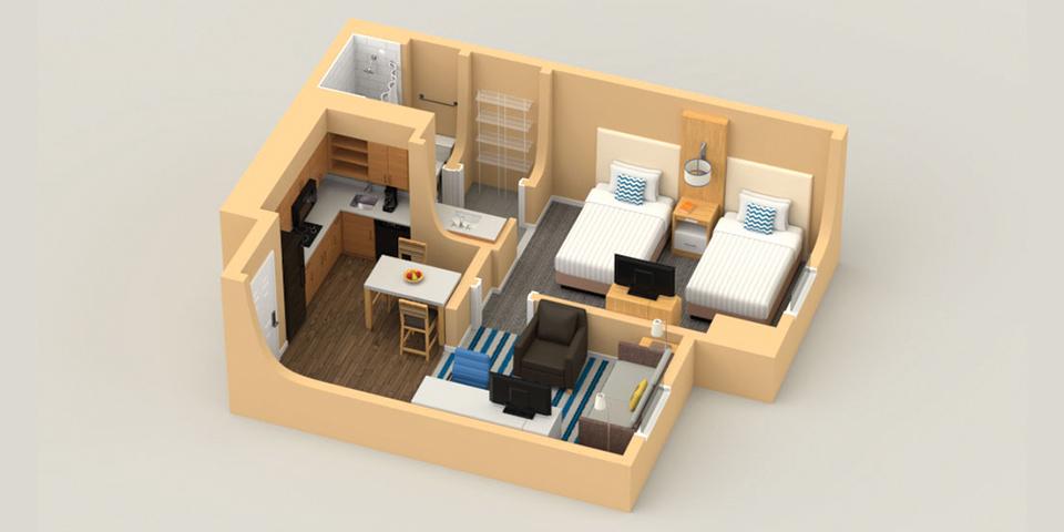 One Bedroom Suite